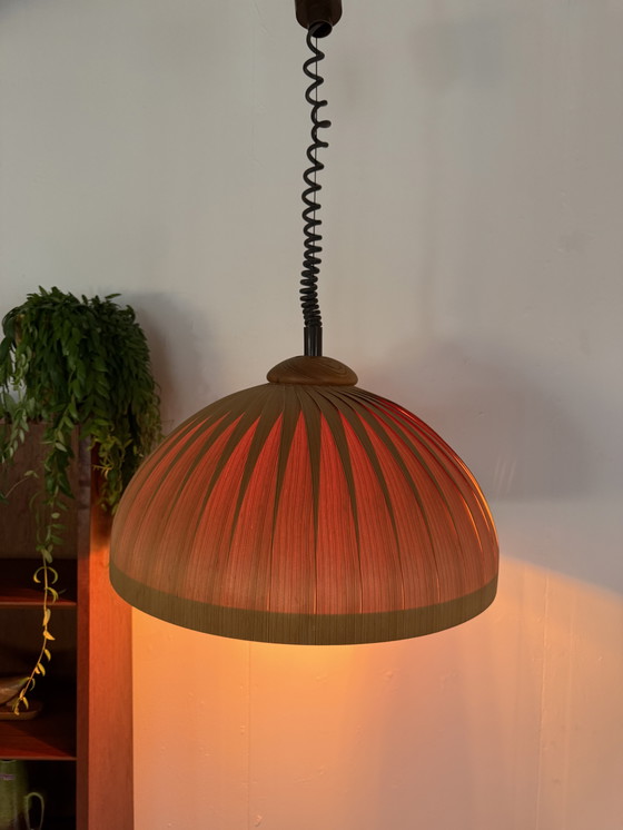 Image 1 of Lampada a sospensione vintage a stecche, Hans Agne Jakobsson anni '60