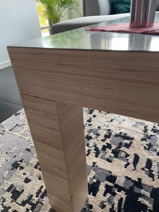 Image 1 of Esstisch 210x100 und Couchtisch 100x100 mit Zinkplatte