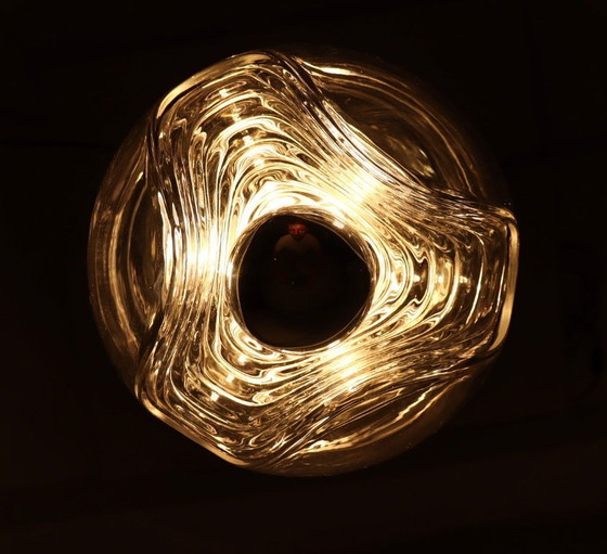 Image 1 of Set de 2 plafonniers de Peil et Putzler, modèle : 'Futura', Allemagne, années 1970