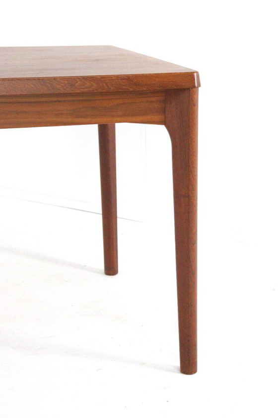 Image 1 of Tavolo da pranzo allungabile rettangolare Henning Kjaernulf for Vejle vintage danese