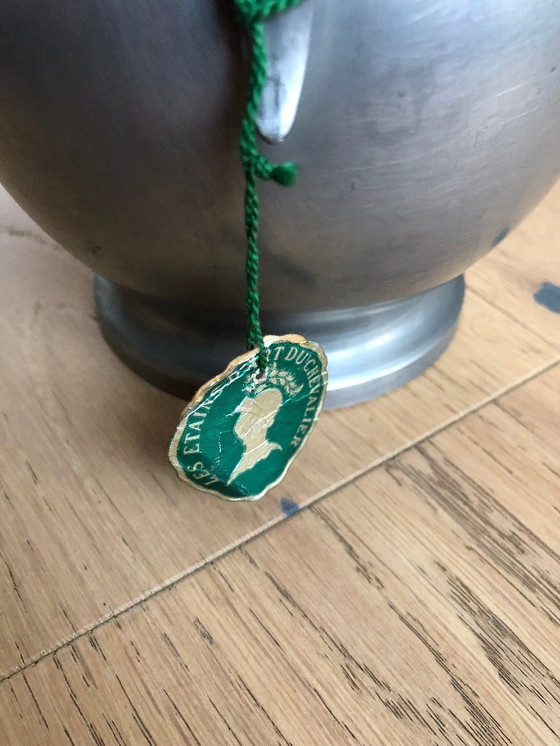 Image 1 of Brocca/brocca in peltro "l'arte del cavaliere in peltro"