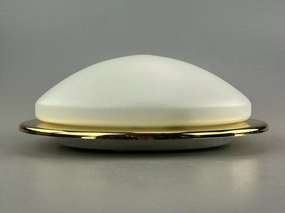 Image 1 of 60s 70s Hustadt lights Plafoniere ceiling lamp glass space age design