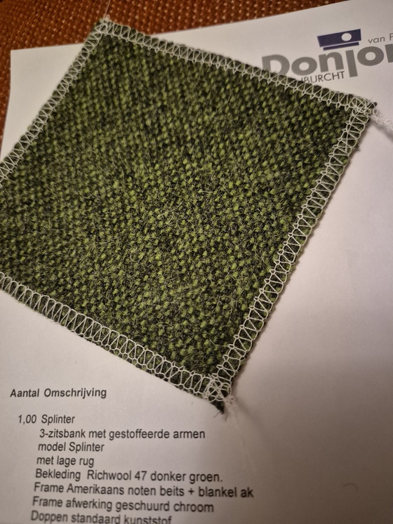 Image 1 of Harvink Splinter 3-zitsbank- Retro design