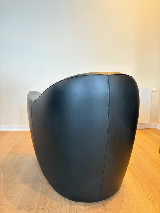 Image 1 of Leolux Carabas armchair black leather