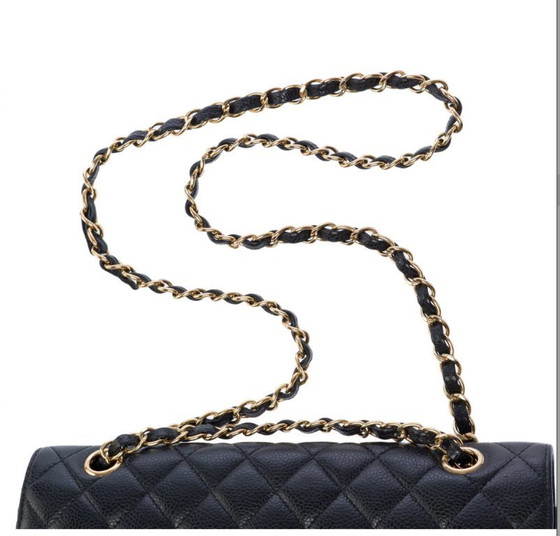Image 1 of Sac CHANEL Timeless/Classique en Cuir Noir - 103437