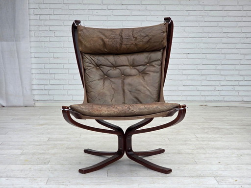 1970s, Norwegian design by Sigurd Ressel, lounge chair, model "Falcon".
