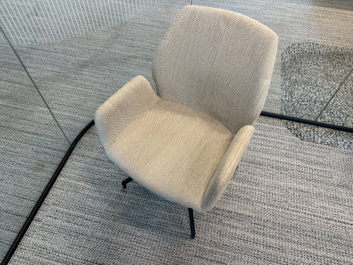 (16x) Fauteuil pivotant Pole to Pole, crème – draaistoelen, Polyester (photo 2 of 6)
