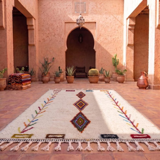 Tapis Berbère Fait Main – Douceur, Authenticiteit & Caractère 200cmx300cm – Vloerkleden en tapijten, Cotton (photo 2 of 9)