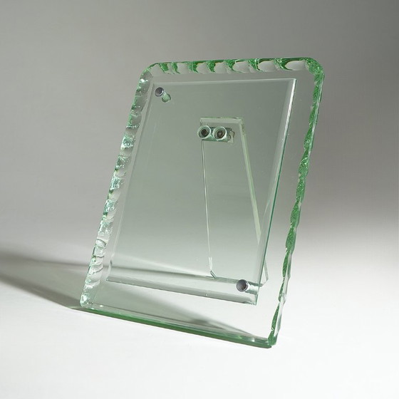 Gehamerd glazen tafel fotolijst, jaren 60 – Lijsten, Metal, Glass (photo 8 of 14)