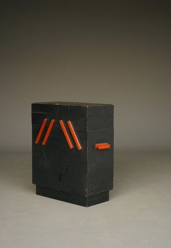 Image 1 of Nähkästchen im Art-déco-Stil der 1930er Jahre