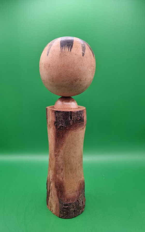 Maki Kokeshi vintage firmata – Oggetti decorativi, Legno (photo 3 of 6)