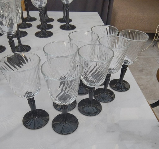 Bicchieri vintage Luminarc Nocturne Swirl