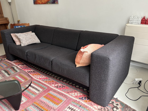 Image 1 of Grijze wollen sofa Jan de Bouvrie
