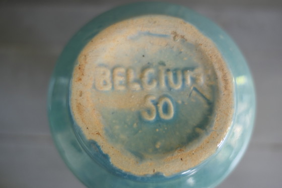 Image 1 of Art Deco Vase Faiencerie de Thulin Belgien 50