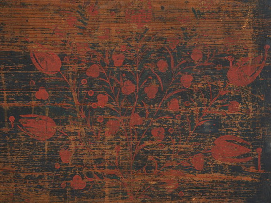 Cassapanca Antica in Pino Dipinto d'Arte Popolare – Europa Centrale (c.1900–1920) – Armadi contenitori (photo 40 of 40)