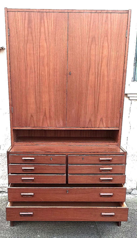 Image 1 of Doppelkorpus im Stil der 1950er Jahre von Hans Wegner für RY Mobler