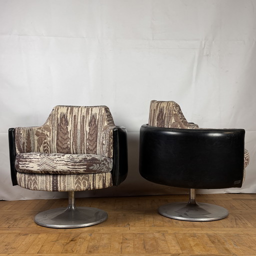 2x Ungarischer Space Age Drehsessel 1960er Jahre