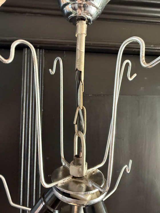 Image 1 of Vistosi kroonluchter - wit Murano glas - handgeblazen