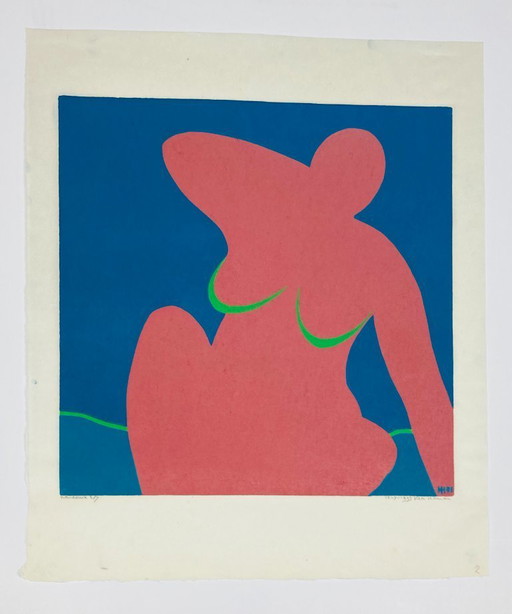 Kea Homan - Virgen de las Olas - Xilografía antigua