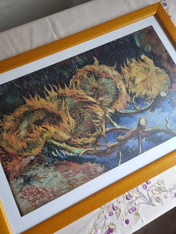 Image 1 of Vincent van Gogh sunflowers (reproduction)