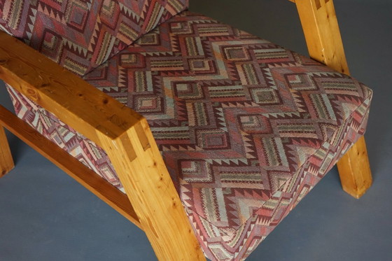 Image 1 of Poltrona in pino olandese, anni '70