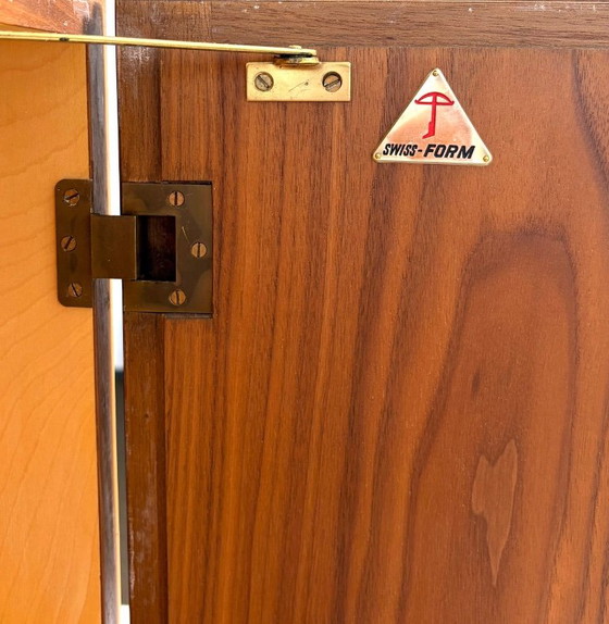 SWISS-FORM Wardrobe – Swiss Mid-Century Design, 1960s – Wall cabinet, Wood (photo 4 of 20)