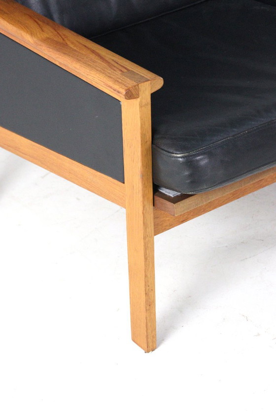 Illum Wikkelso voor Niels Eilersen Capella bank vintage Mid-Century – 3-5 zitsbanken, Leather, Wood (photo 9 of 17)