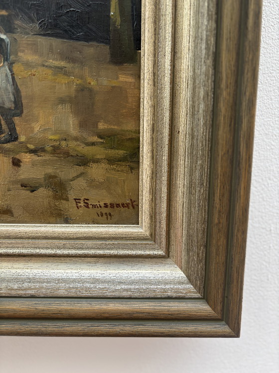 Image 1 of Oil painting by Frans Smissaert