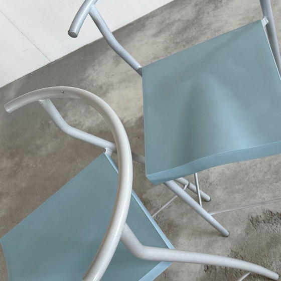 2x Barkruk Hi-Glob – Kartell, Tabourets de bar, Metal, Plastic (photo 9 of 10)