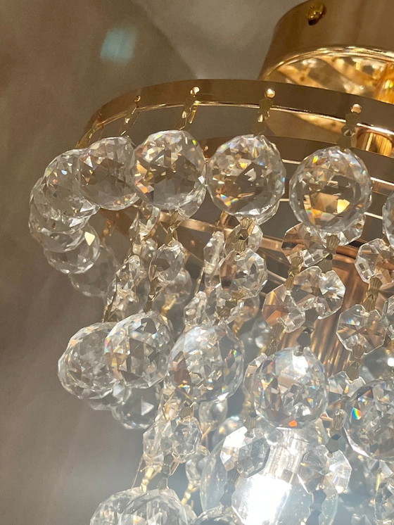 Image 1 of Lampada a sospensione in cristallo strass Swarovski di marca