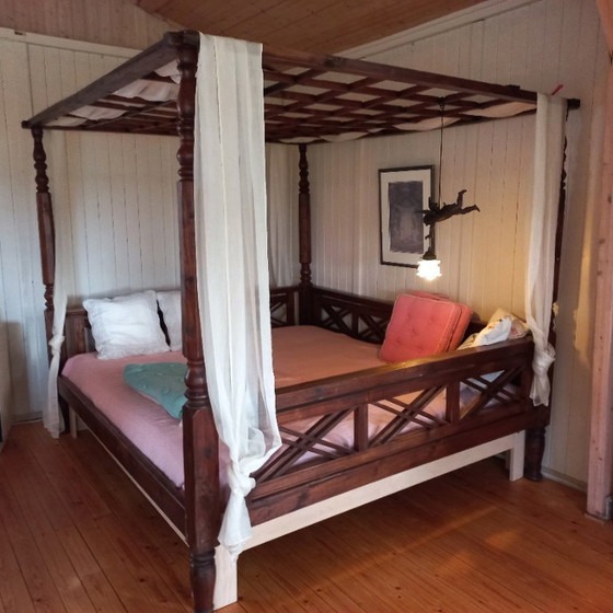 Image 1 of Cama Auping con armazón y lámpara Kampong