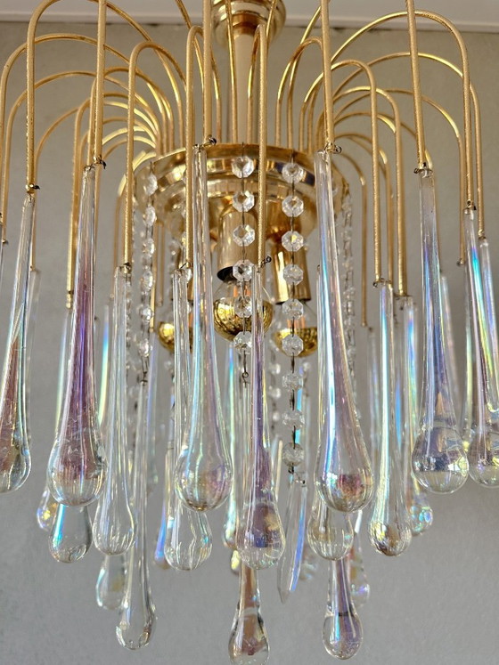 Lustre Goutte Iridescent Vintage – Glass, Metal (photo 12 of 13)