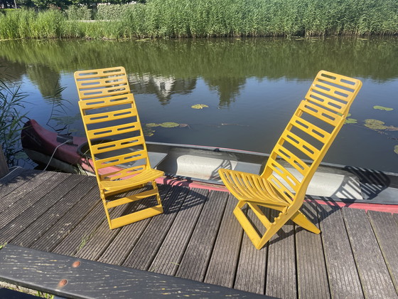 Image 1 of 2X sedie pieghevoli Fain Ascoli Piceno Maratea anni '70