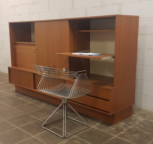 Mobile da parete Topform stile XL anni '70 – wandkast, Glass, Metal (photo 2 of 21)