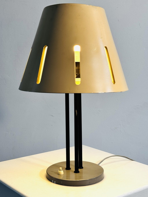 TISCHLAMPE MODELL 9 DER SONNENSERIE VON H. BUSQUET FÜR HALA ZEIST, NIEDERLANDE, 1950er Jahre