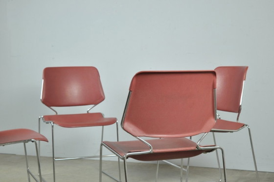 Image 1 of MATRIX Krueger dining chairs designed by Thomas Tolleson, USA 1970s