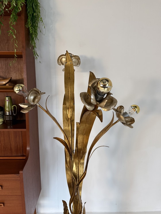 Image 1 of Vintage Hollywood Regency floor lamp, Hans Kögl '70