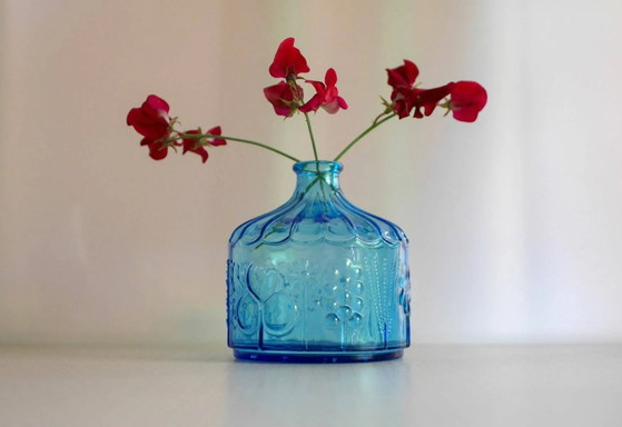 Image 1 of Finnische Flora-Vase aus Kunstglas von Toikka für Nuutajärvi