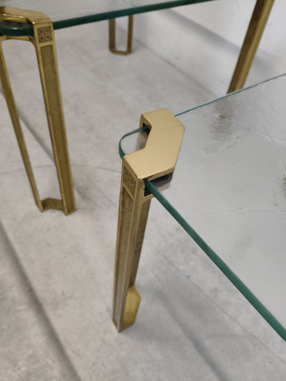 Image 1 of Tavolino da caffè con due tavolini laterali