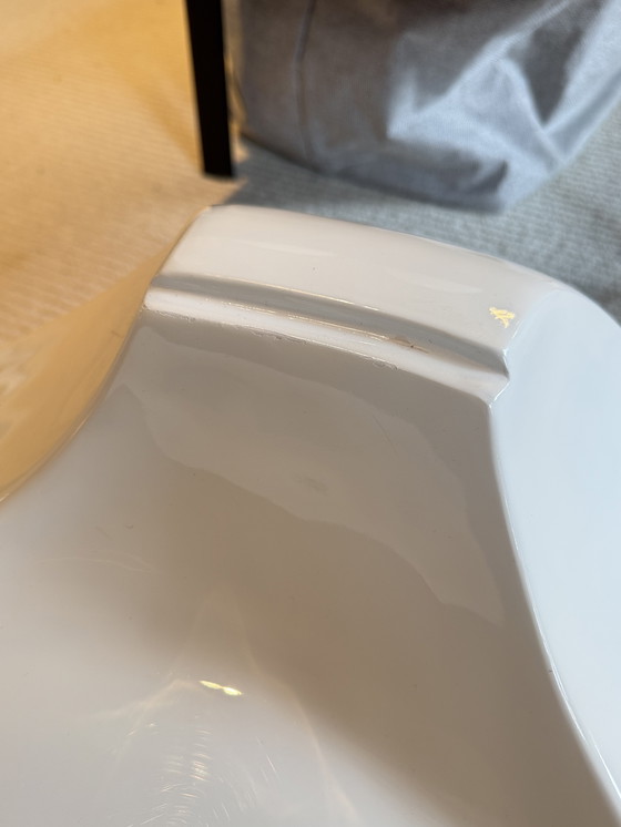 Image 1 of Salon tafel wit gelakt 70s