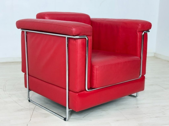 Image 1 of Prachtige Züco Carat leren fauteuil, rood