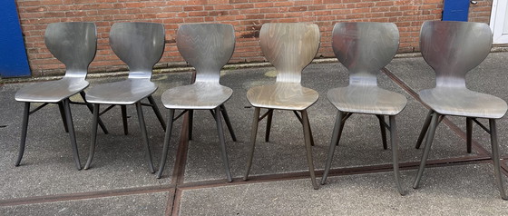 Image 1 of 6x chaises de salle à manger design Linteloo Tulipani 