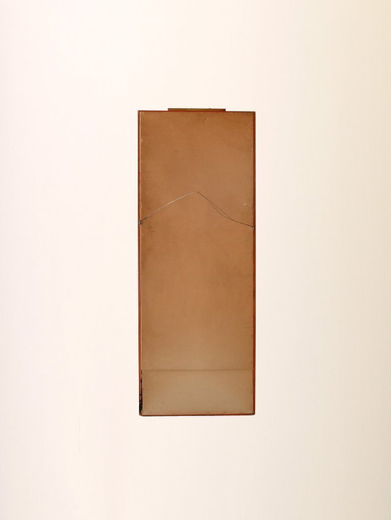 Image 1 of Miroir en bois peint scandinave des années 1930