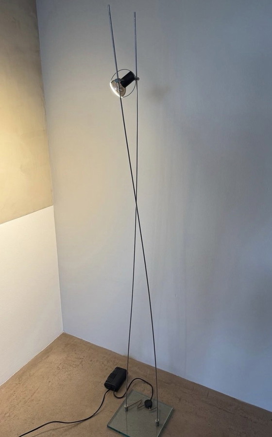 Tobias Grau LUJA Floor lights from 1987 – rvs, Glass (photo 2 of 7)