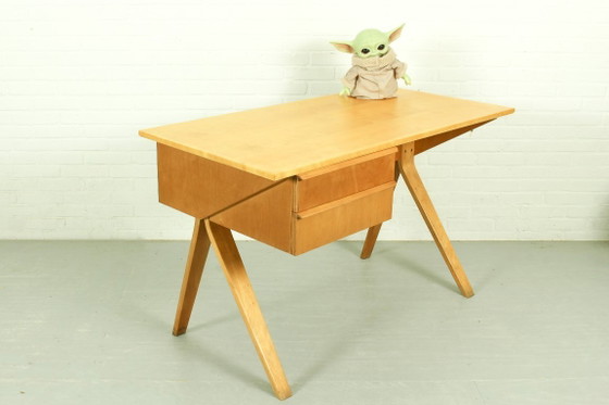 Image 1 of Mid-Century Modern Model EB02 Birch Series Bureau door Cees Braakman voor UMS Pastoe, 1952