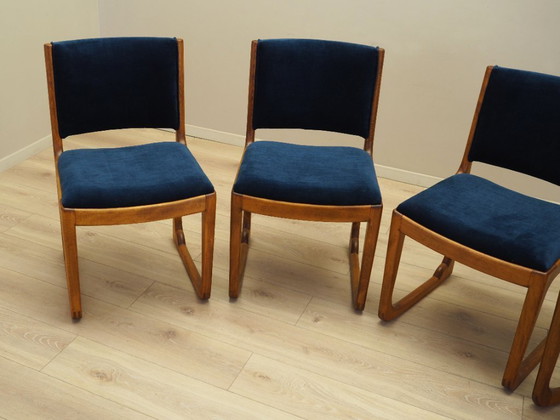 Image 1 of Set of four beech chairs, Danish design, 1950s, designer: Holger Jacobsen, manufacturer: Fritz Hansen
