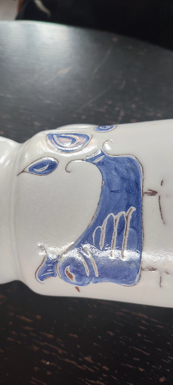 Image 1 of Edmond Guizol ceramic pitcher in Vallauris