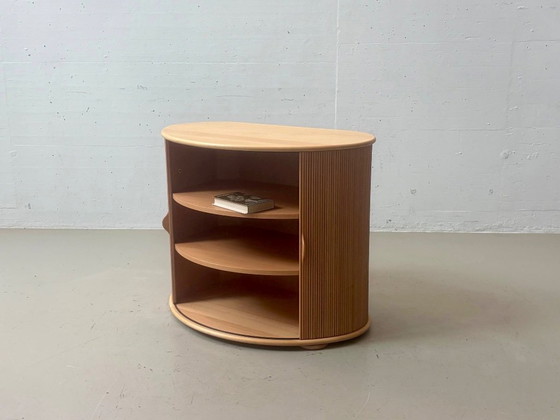 Röthlisberger roller shutter cabinet B by Trix & Robert Haussmann, 1977 – Storage cabinet, Wood (photo 11 of 19)