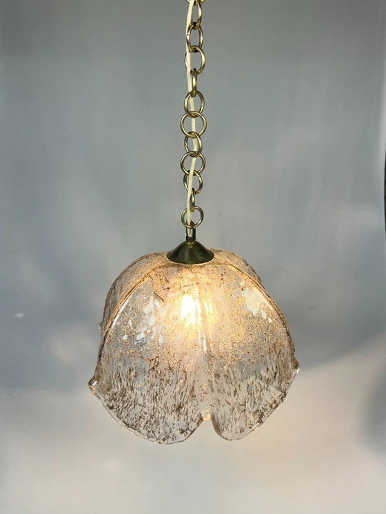 Image 1 of Vintage Smoked Glass Pendant Lamp, Kaiser Leuchten, Germany 1960s/1970s