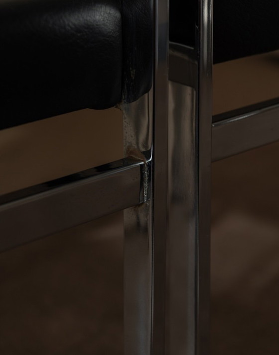 Image 1 of Pastoe SM07 Eetkamerstoelen (set van 4) van Cees Braakman - Nederlands Modernist